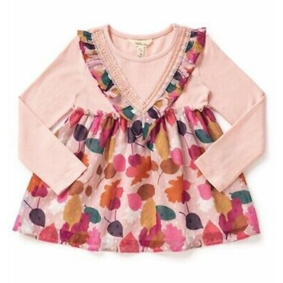 Matilda Jane Moments With You Leaf Pile swing tuni - Picture 2 of 4